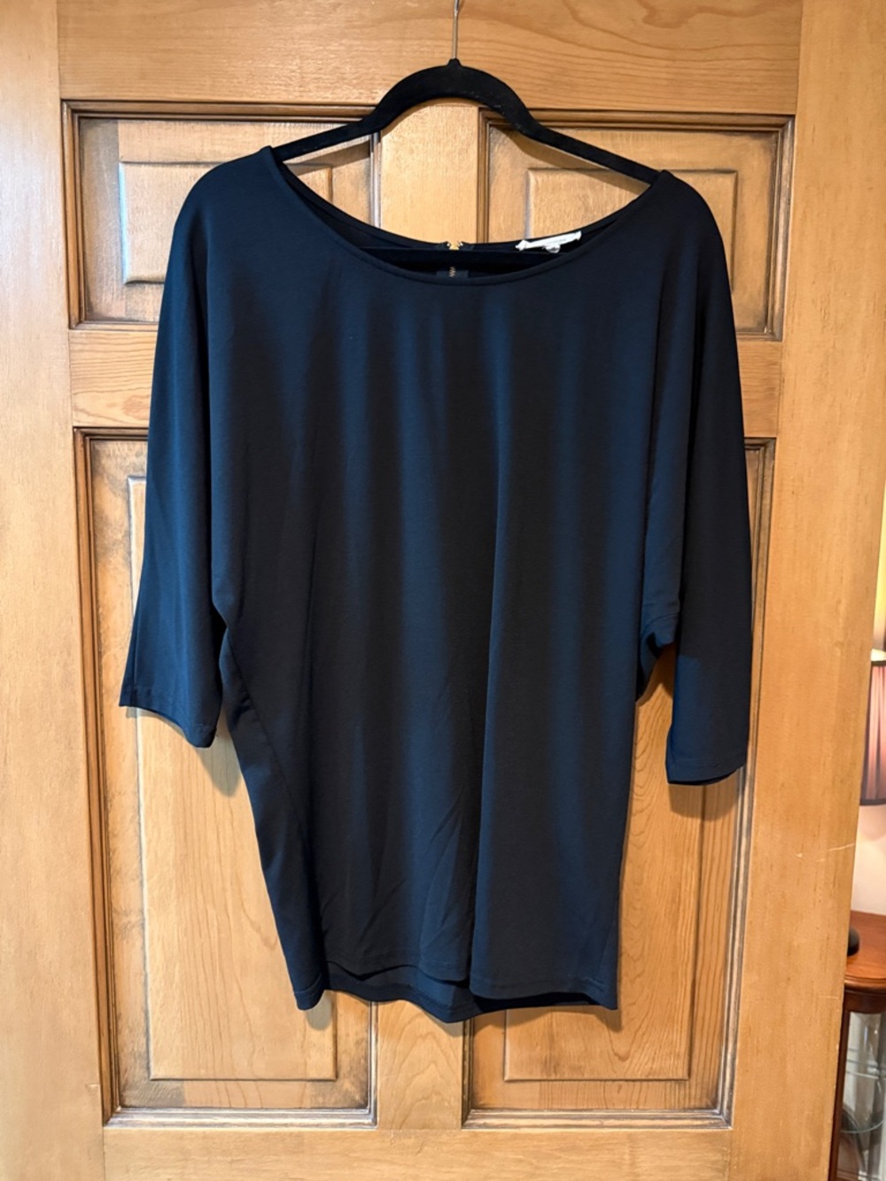 41 Hawthorn Black Dolman Sleeve Tunic Top